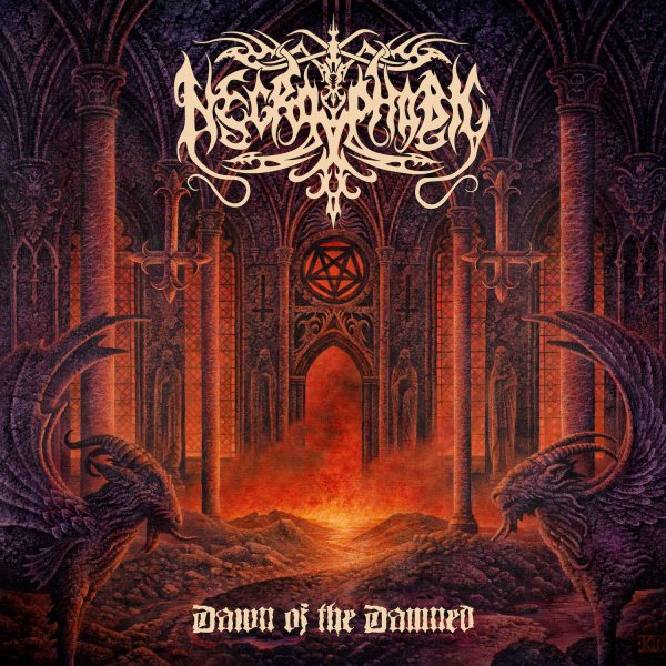 necrophobic dawn of the damned second hand orange vinyl