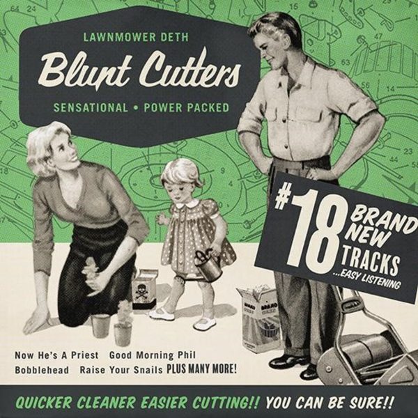 lawnmower deth blunt cutters green vinyl