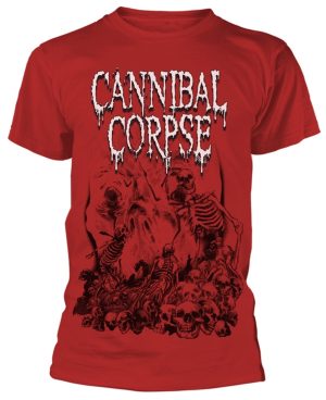 CANNIBAL CORPSE - PILE OF SKULLS 2018 (RED)