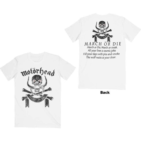 MOTORHEAD  MARCH OR DIE (BACK PRINT)