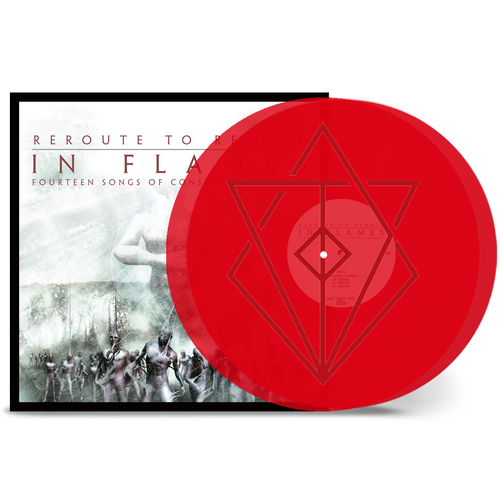 in flames reroute to remain tranparent red vinyl