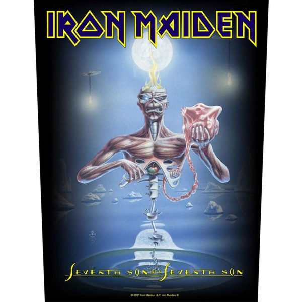 iron maiden seventh son of a seventh son back patch