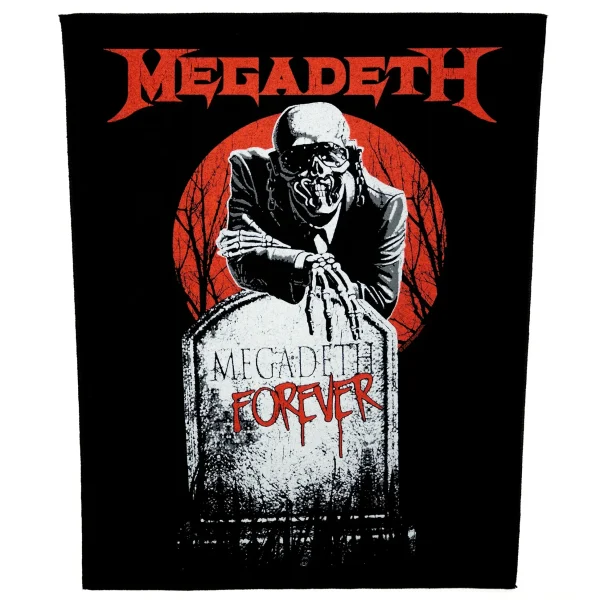 megadeth forever back patch