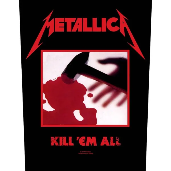 metallice kill 'em all back patch