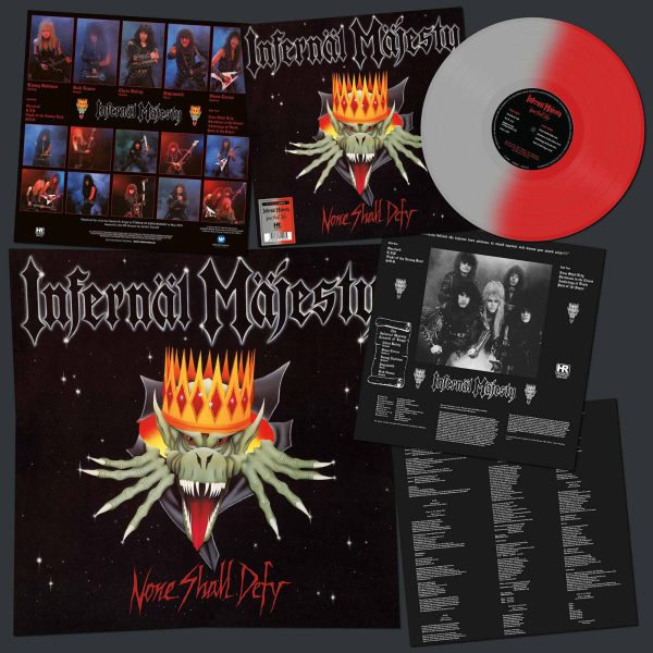 infernal majesty none shall defy bi-color vinyl
