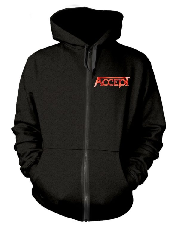 accept flying v zip up hoodie