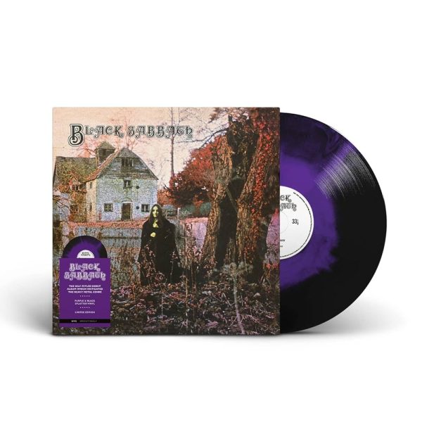 black sabbath black sabbath purple & black splatter vinyl