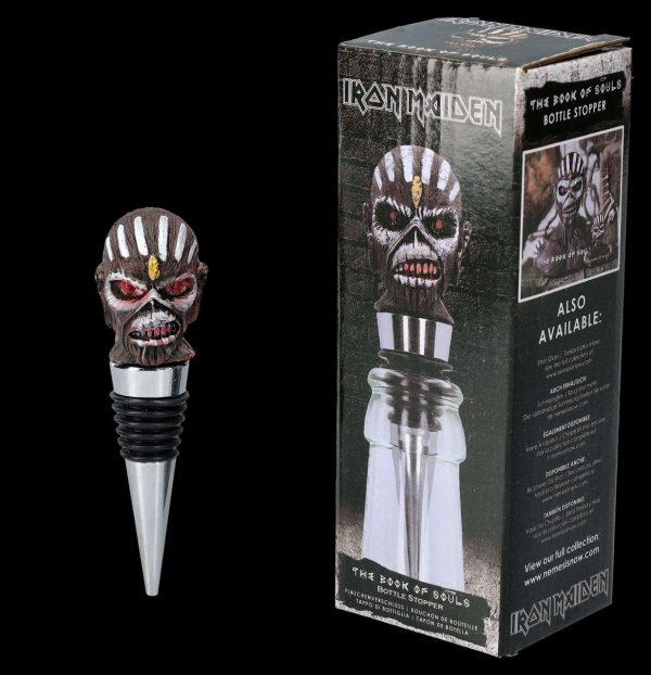 ⁦iron maiden - the book of souls bottle stopper⁩ – תמונה ⁦3⁩