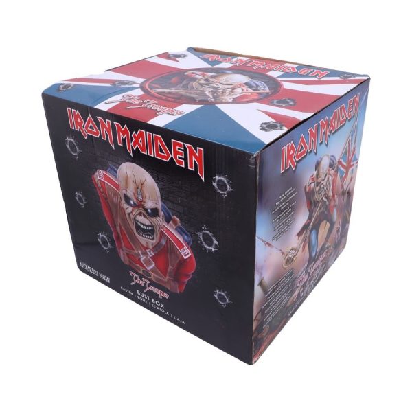 ⁦iron maiden - the trooper bust box small⁩ – תמונה ⁦4⁩
