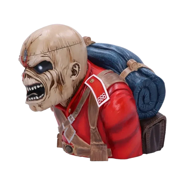 ⁦iron maiden - the trooper bust box small⁩ – תמונה ⁦2⁩