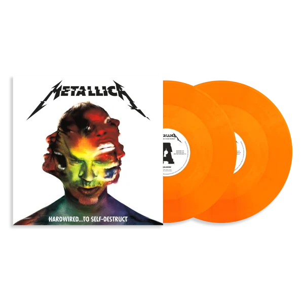 metallica - hardwired to self destruct flame orange vinyl