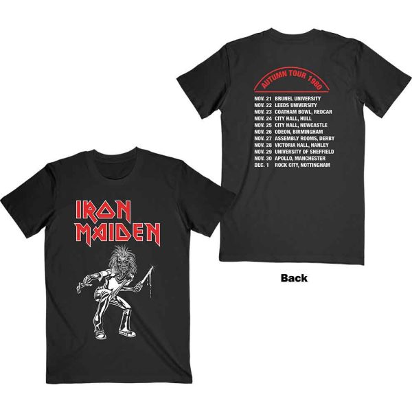 Iron Maiden -  Autumn Tour 1980 (Back Print)