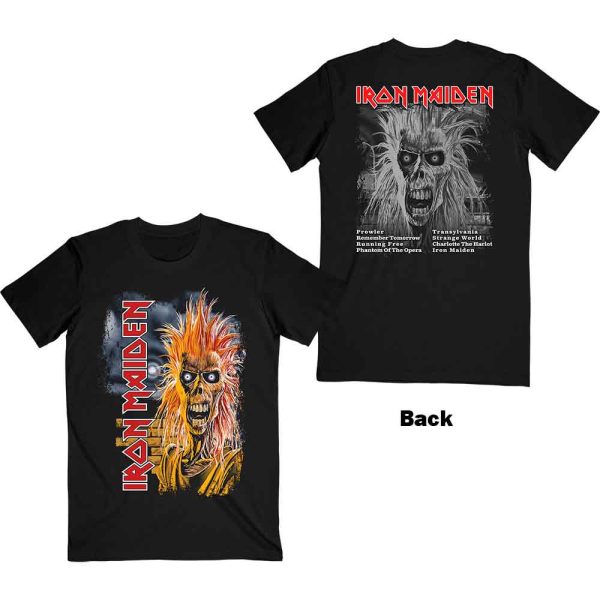 Iron Maiden - First Album Track list V.3. (Back Print)