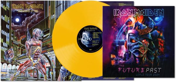 Iron Maiden Somewhere In Time limited edition yellow vinyl