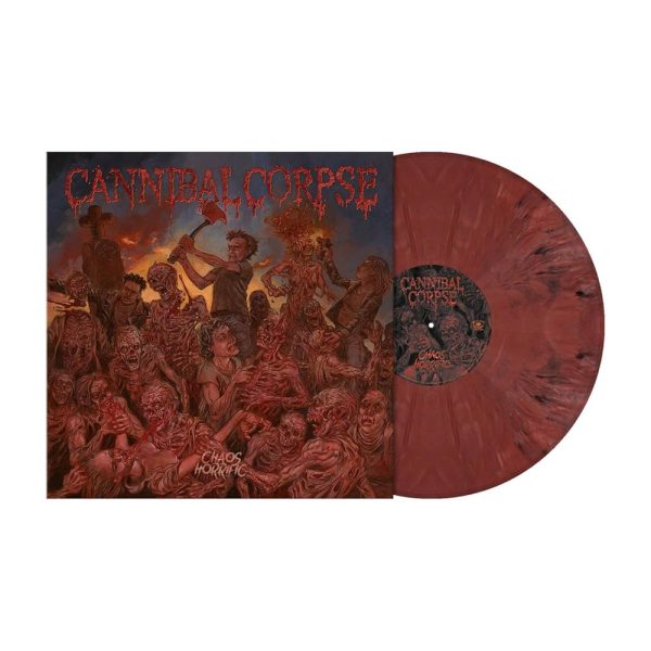 cannibal corpse - chaos horrific burned flesh marbled vinyl