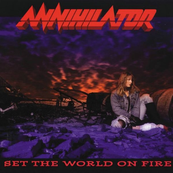 annihilator - set the world on fire second hand vinyl