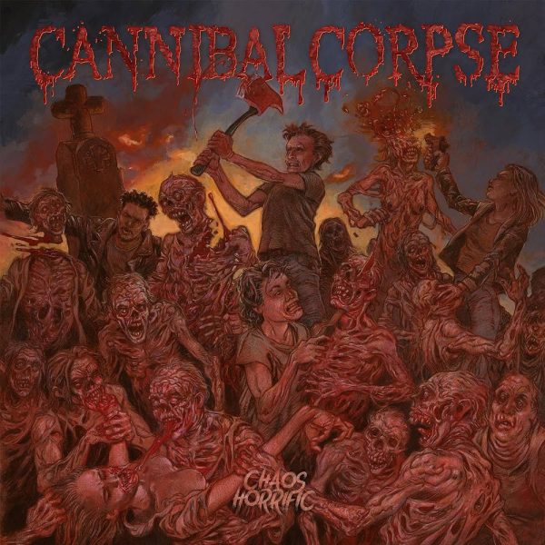 cannibal corpse - chaos horrific second hand black vinyl