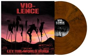 Vio-Lence ‎– Let The World Burn Ochre Marbled
