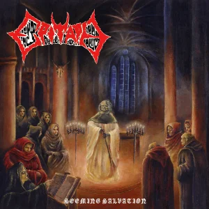 Epitaph ‎– Seeming Salvation Red / Black Marble Splatter