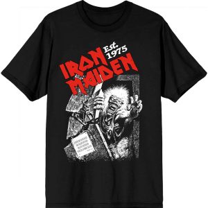 Iron Maiden - 1975 No Prayer Grave Red Logo