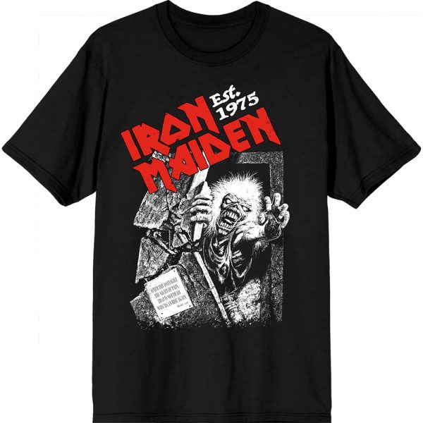Iron Maiden - 1975 No Prayer Grave Red Logo