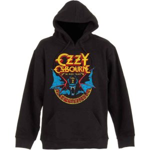 Ozzy Osbourne Hoodie: Bat Circle