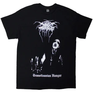 Darkthrone Unisex T-Shirt: Transilvanian Hunger (Black) (Back Print)