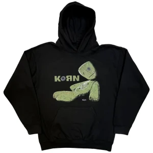 Korn Unisex Pullover Hoodie: Issues Tracklist (Black) (Back Print)