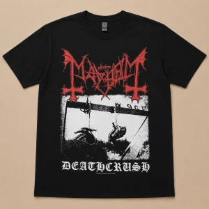Mayhem Unisex T-Shirt: Deathcrush (Black)