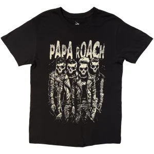 Papa Roach Unisex T-Shirt: Born For Greatness (Black) (Back Print)